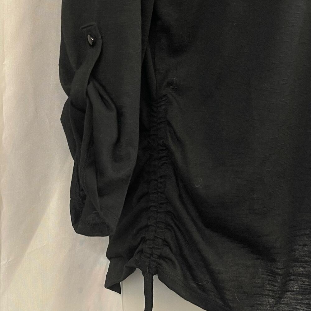 No Boundaries Xl Black Button Front Utility Top S… - image 4